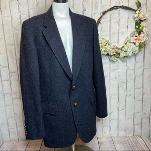 Nordstrom Vintage Broadmoor & Pike Gray Wool Blazer